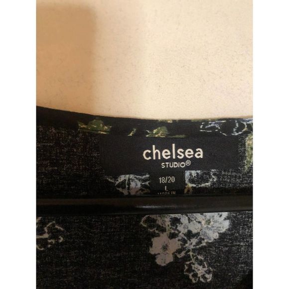 NWOT Chelsea Studio Floral Blouse Sz 18/20 - Picture 3 of 4